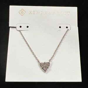 Kendra Scott Silver Pendant Necklace